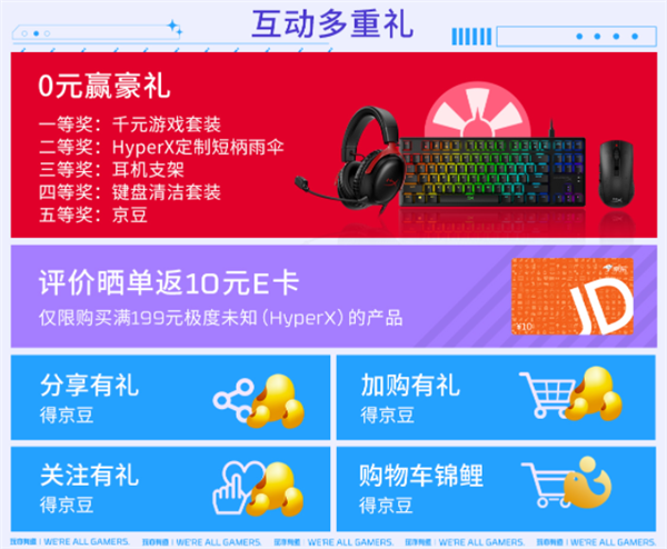 HyperX京东618 游戏外设欢购派对开启(图2)